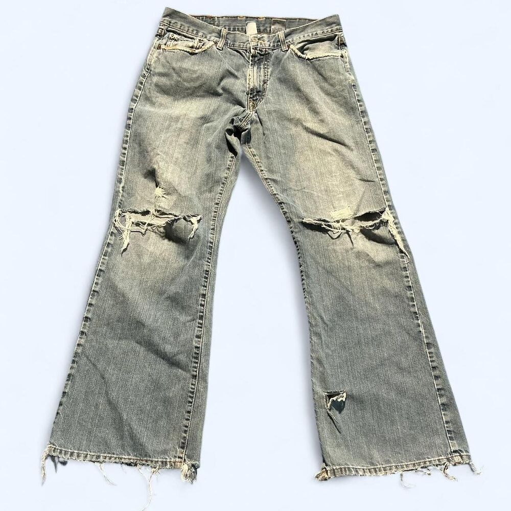 Lucky-brand Men's Blue and Navy Jeans